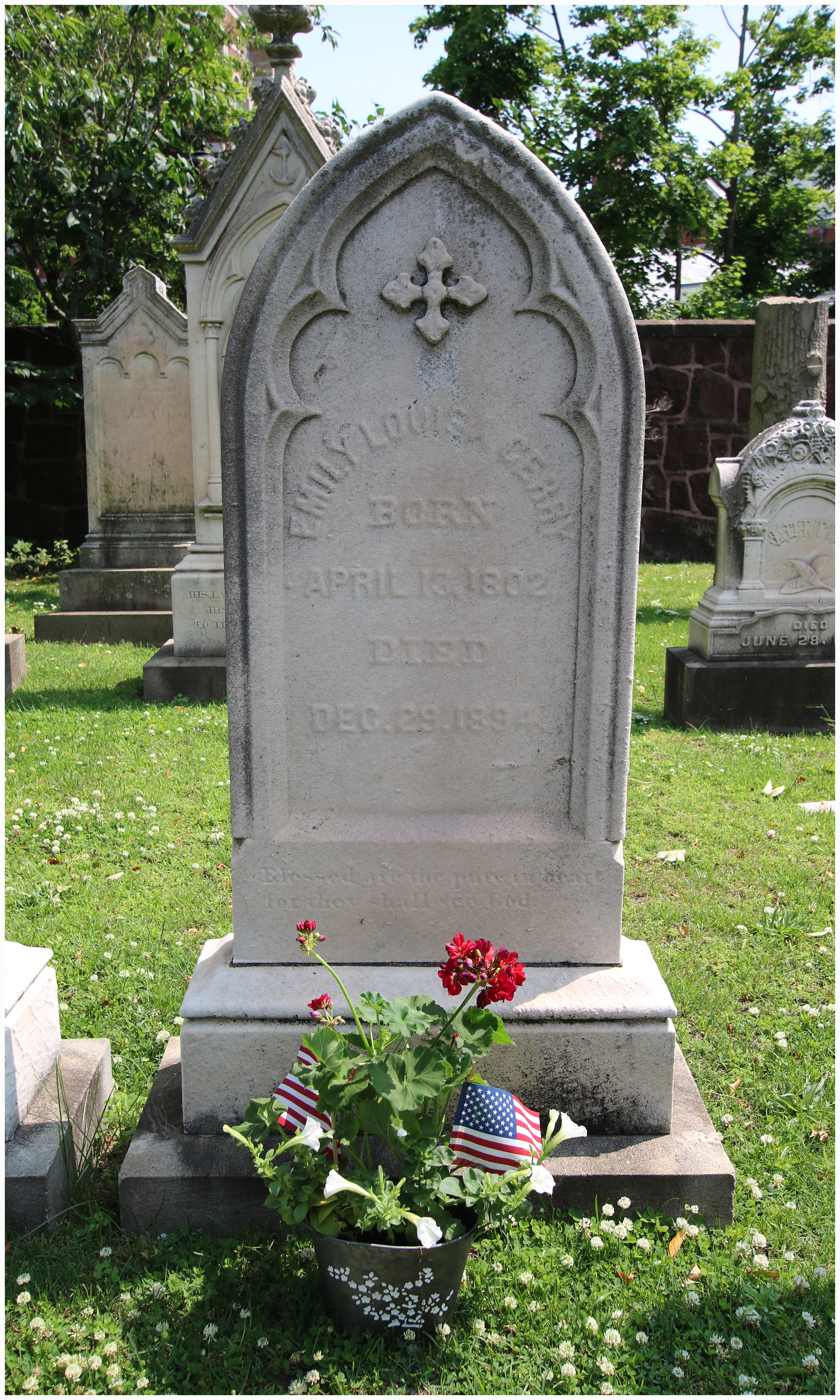 Emily Louise Gerry monument